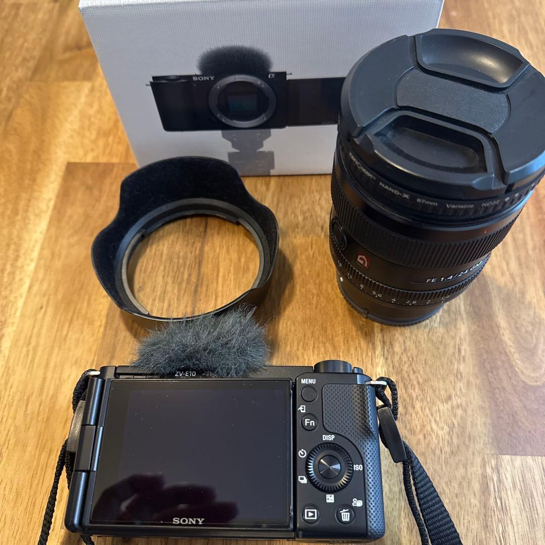【最終値下げ】SonyZV-E10 × 24mm F1.4 GM レンズセット
