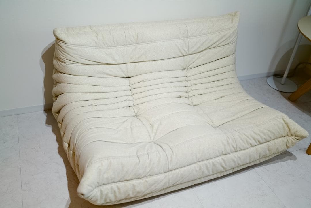 セット販売① 美品 ロゼトーゴ 2Pソファ パフ付 50周年限定 DENDEN