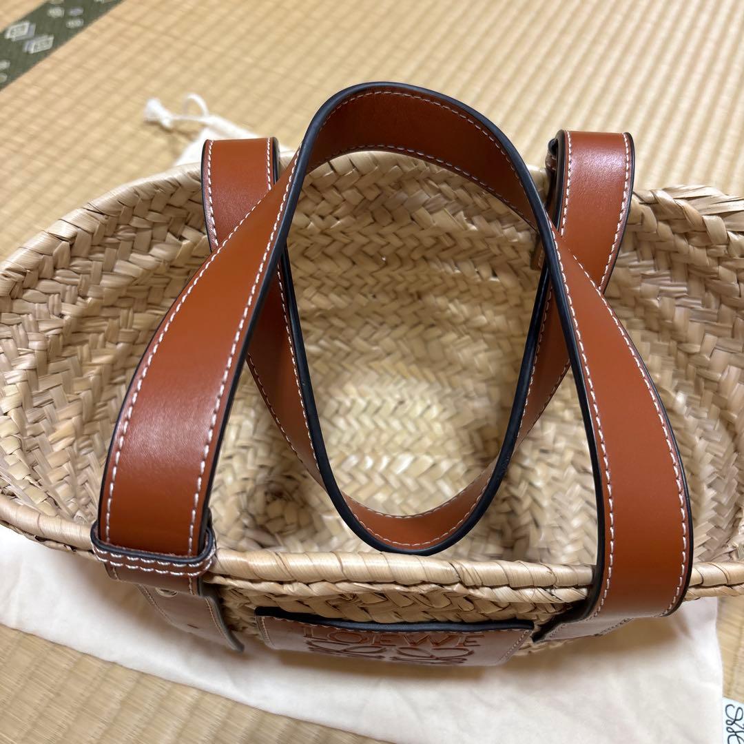 LOEWE ストローかごバッグ ベージュ スモールサイズ