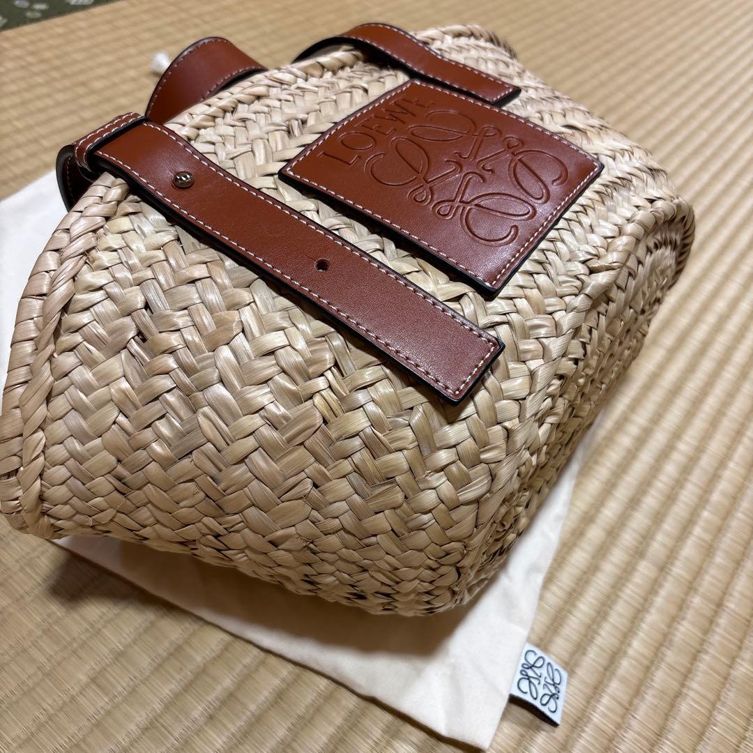 LOEWE ストローかごバッグ ベージュ スモールサイズ