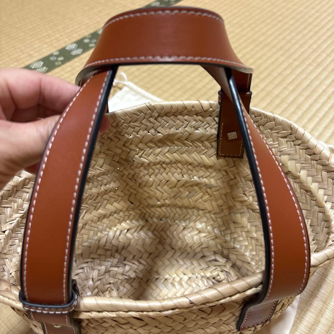 LOEWE ストローかごバッグ ベージュ スモールサイズ