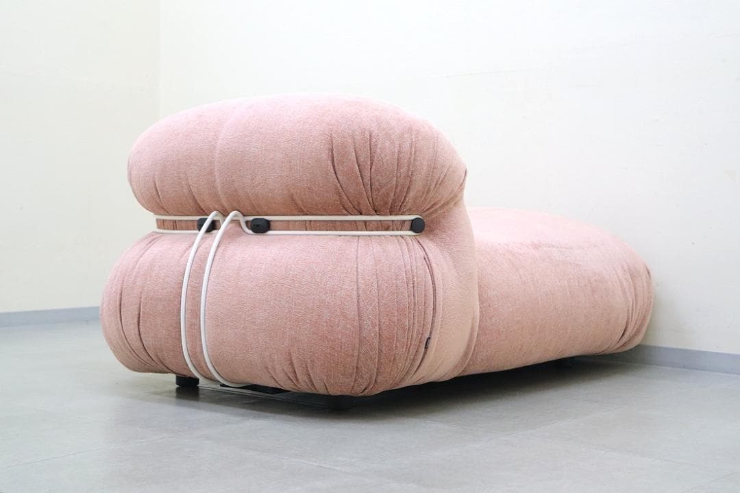 極美品 カッシーナ 名作 SORIANA ソリアナ ソファ 1人掛け ロング