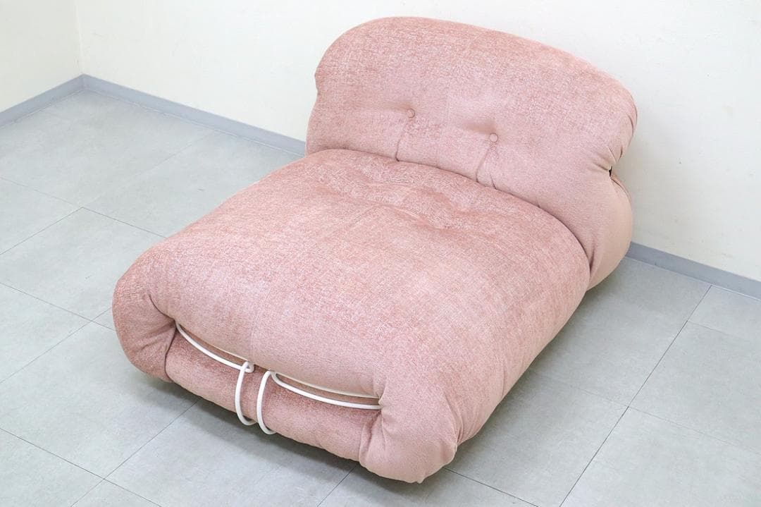 極美品 カッシーナ 名作 SORIANA ソリアナ ソファ 1人掛け ロング