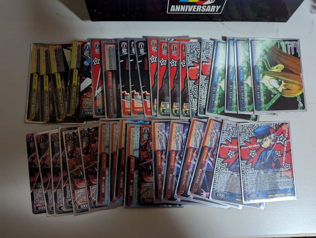 ヴァイスシュヴァルツ　ペルソナ5　デッキ　風扉　デッキパーツ付き　引退品