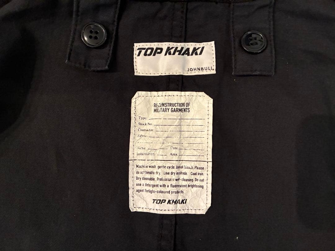 Johnbull TOP KHAKI M48 フィッシュテールパーカ