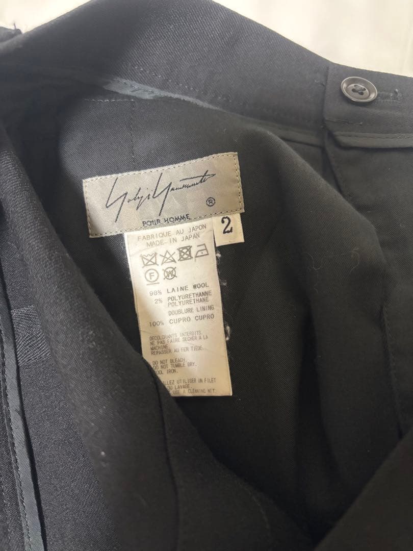 ＊依頼価格中　(美品)YohjiYamamoto Pants size2