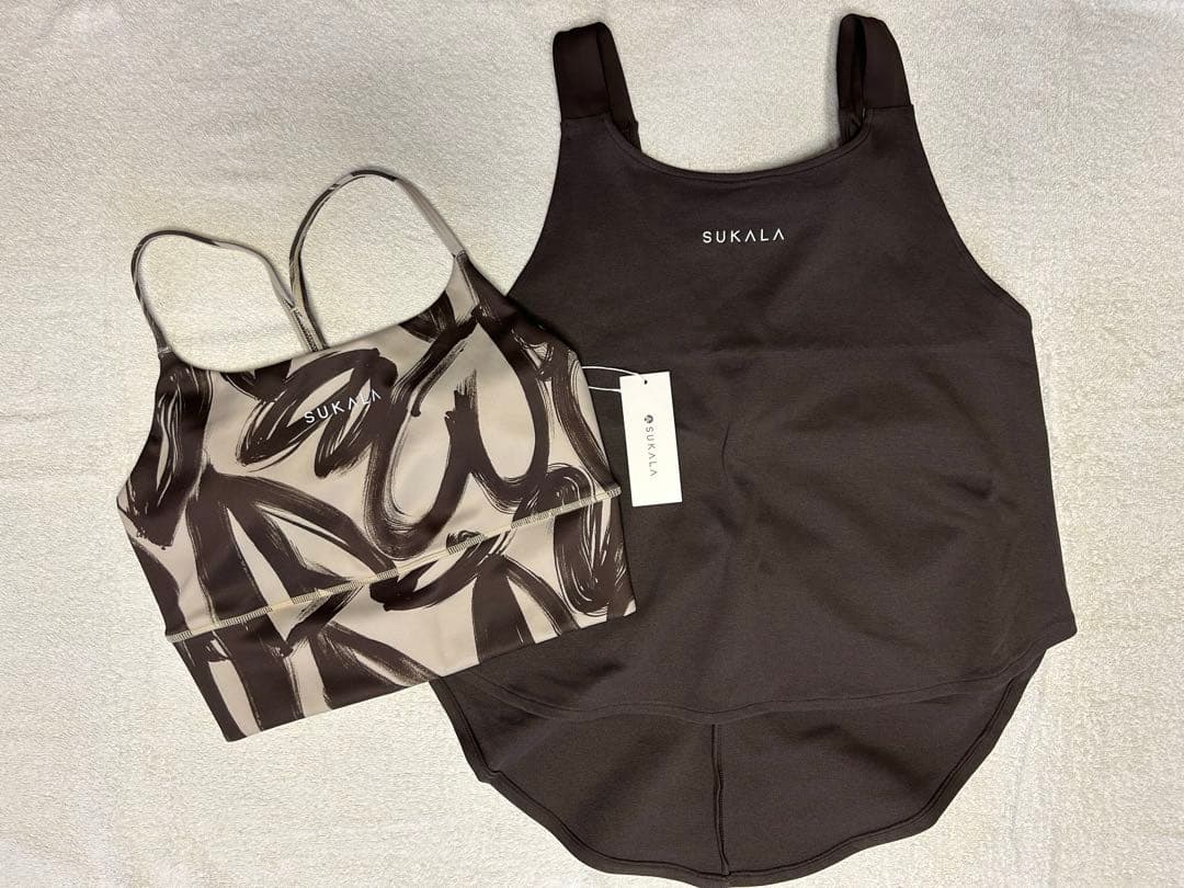【SUKALA】ハートプリントセパレートタンクトップ　Lサイズ新品