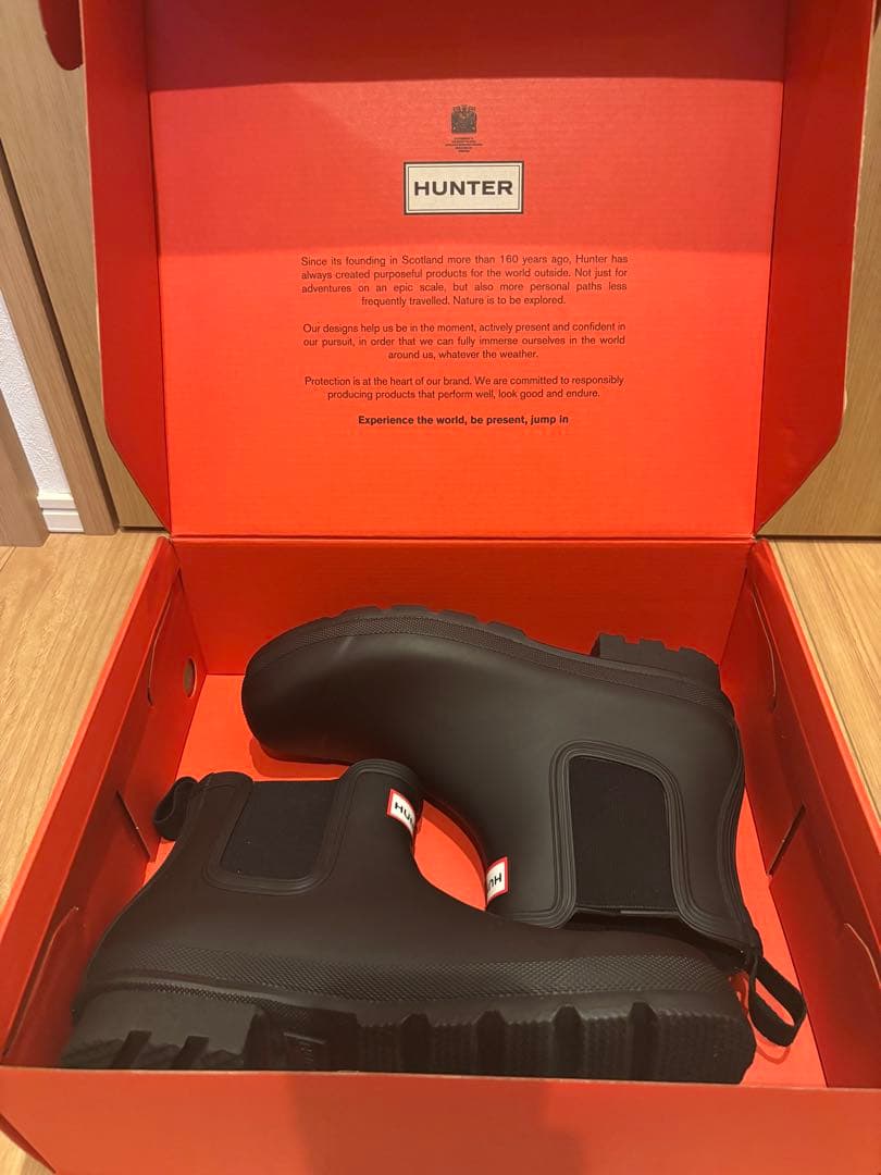 HUNTER レインブーツ　メンズ　オリジナルチェルシー