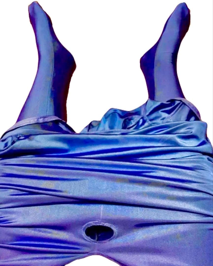 即購入OK。Mサイズロイヤルブルー男性凸仕様ゼンタイフルフェイスマスク全身タイツ