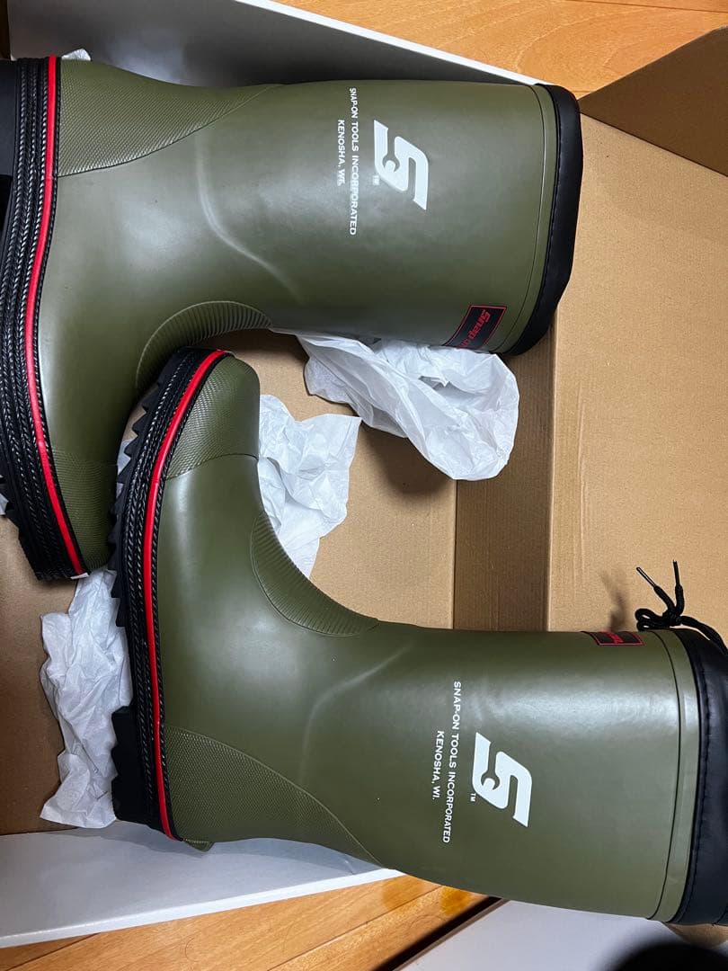 激レア Snap-on スナップオン 長靴 レインシューズ