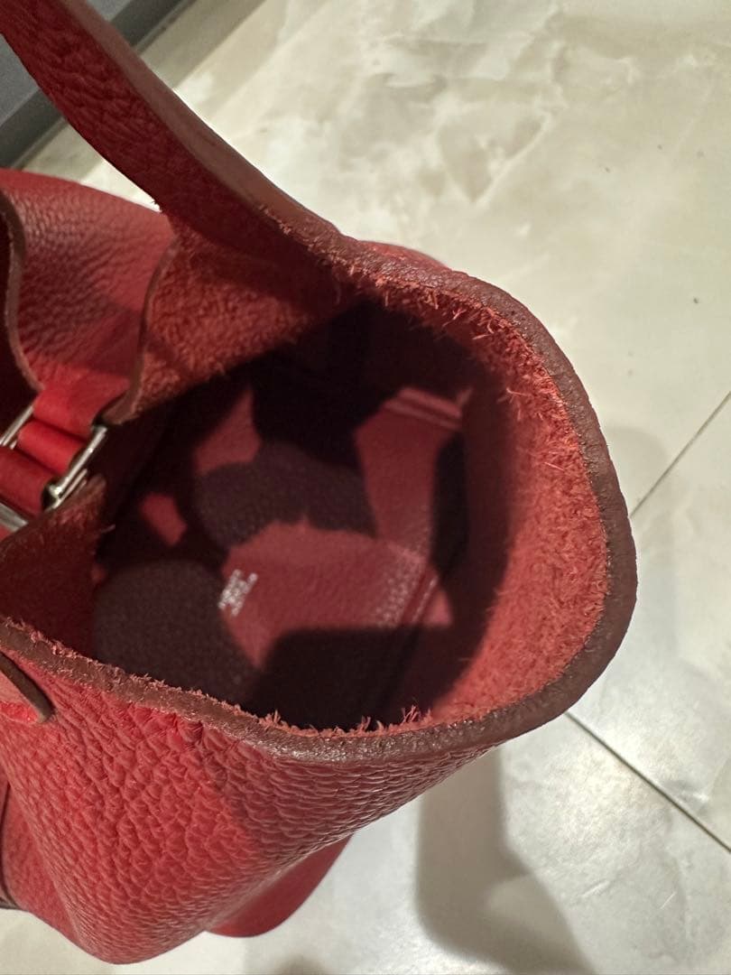 HERMES ピコタンロックpm レッド