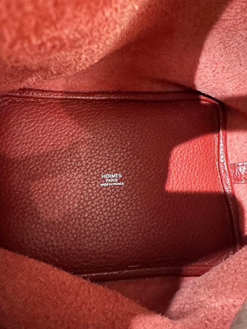 HERMES ピコタンロックpm レッド