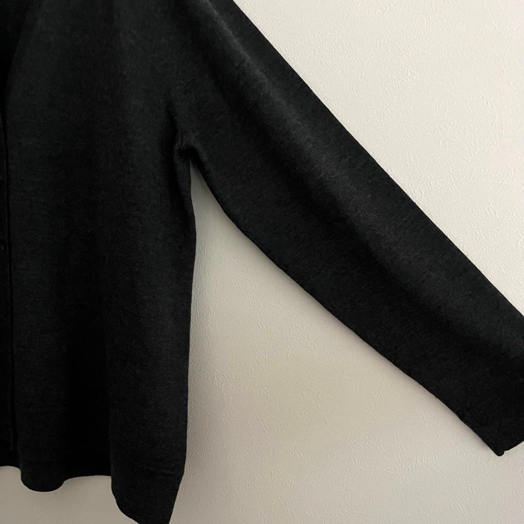 定価5.5万 ドゥーズィエムクラス トーテム ラグランスリーブウールカーディガン