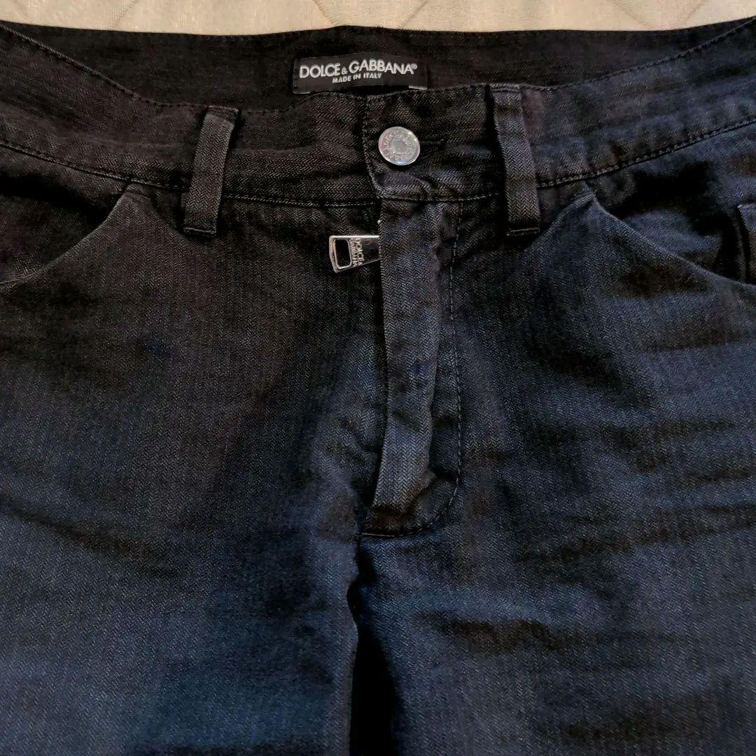 DOLCE & GABBANA ドルガバ デニムパンツ 黒 46 良品 最安