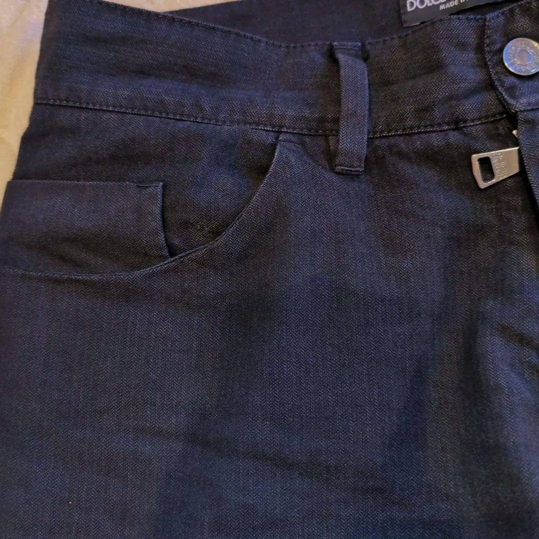 DOLCE & GABBANA ドルガバ デニムパンツ 黒 46 良品 最安