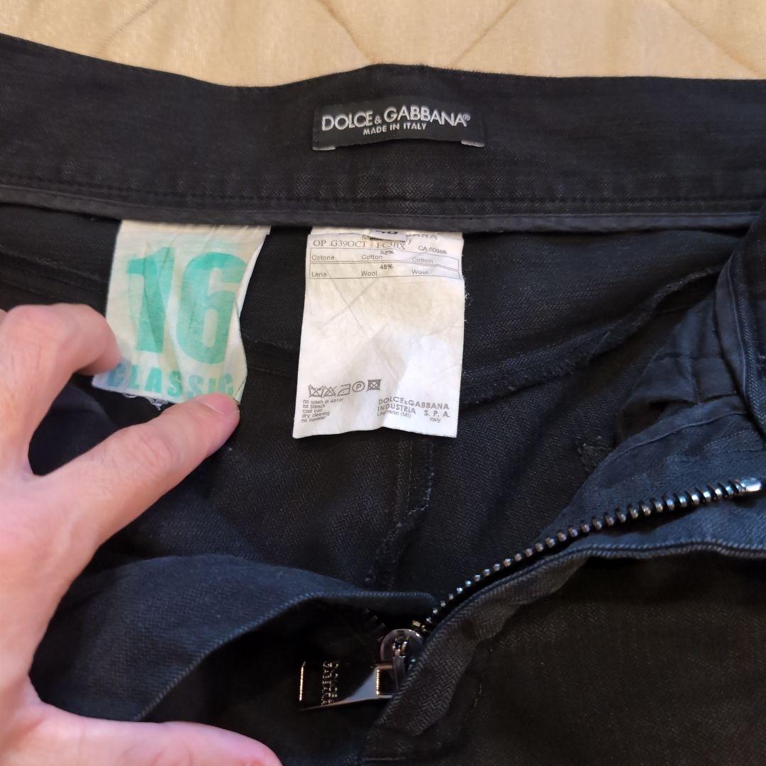 DOLCE & GABBANA ドルガバ デニムパンツ 黒 46 良品 最安