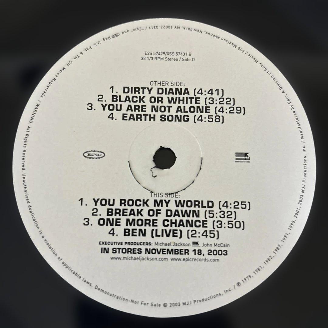 MICHAEL JACKSON/NUMBER ONE レコード