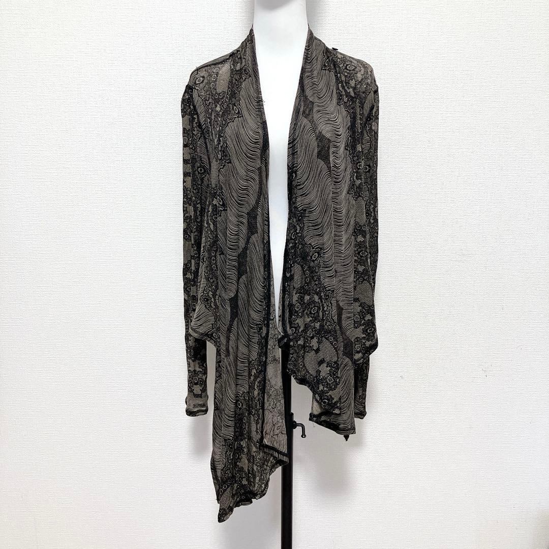 シェアースピリット　ドレープカットソー　変形カーディガン　2way