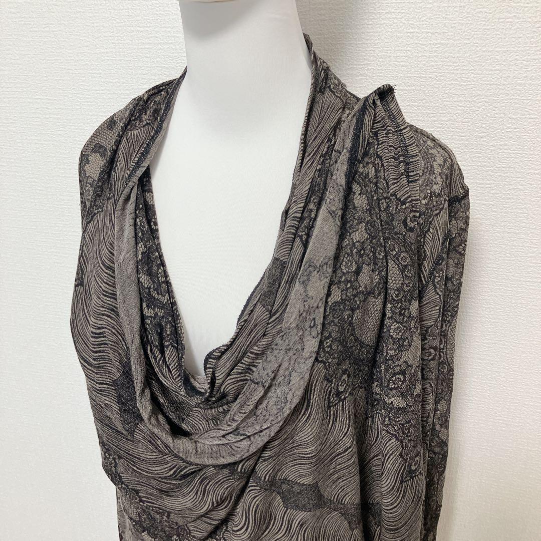 シェアースピリット　ドレープカットソー　変形カーディガン　2way