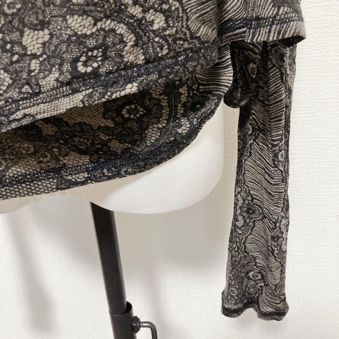 シェアースピリット　ドレープカットソー　変形カーディガン　2way