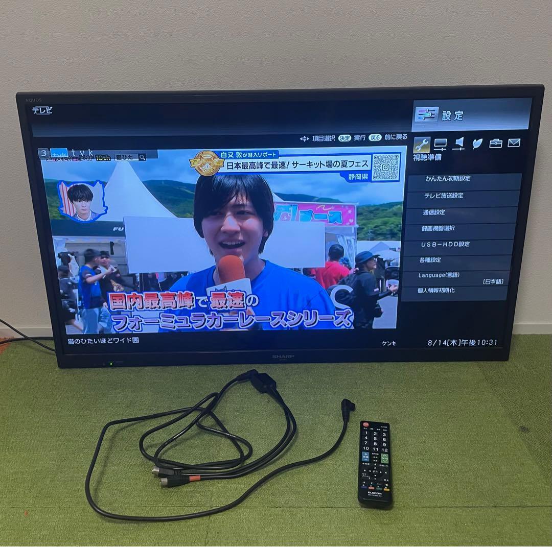 シャープ 液晶テレビ 40V型 外付けHDD録画対応LC-40H11