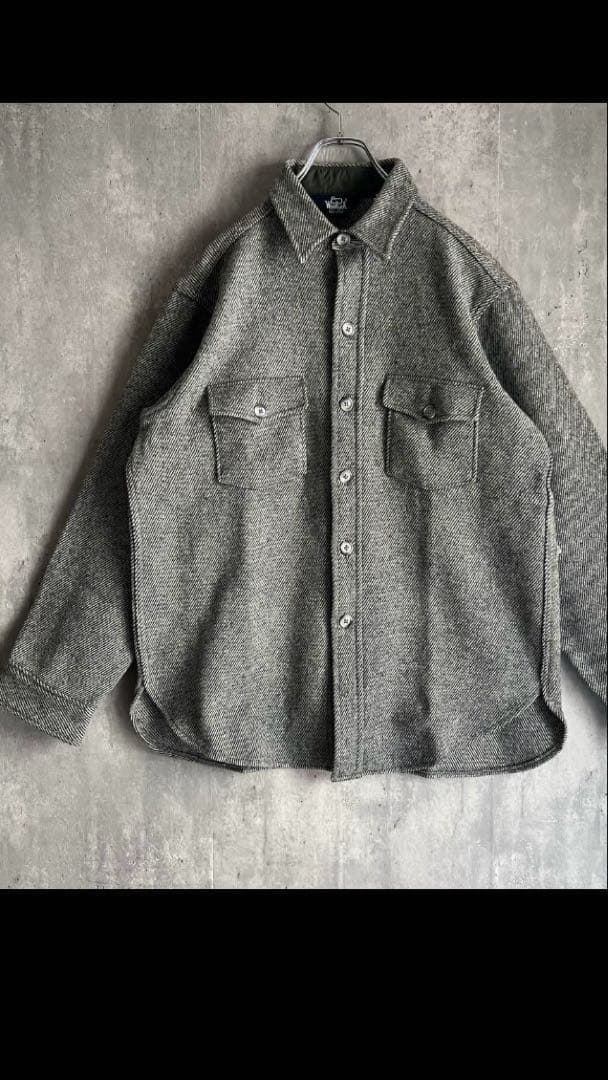 80s　WOOLRICH　ウールリッチ　ウールワークジャケット　USA製　L