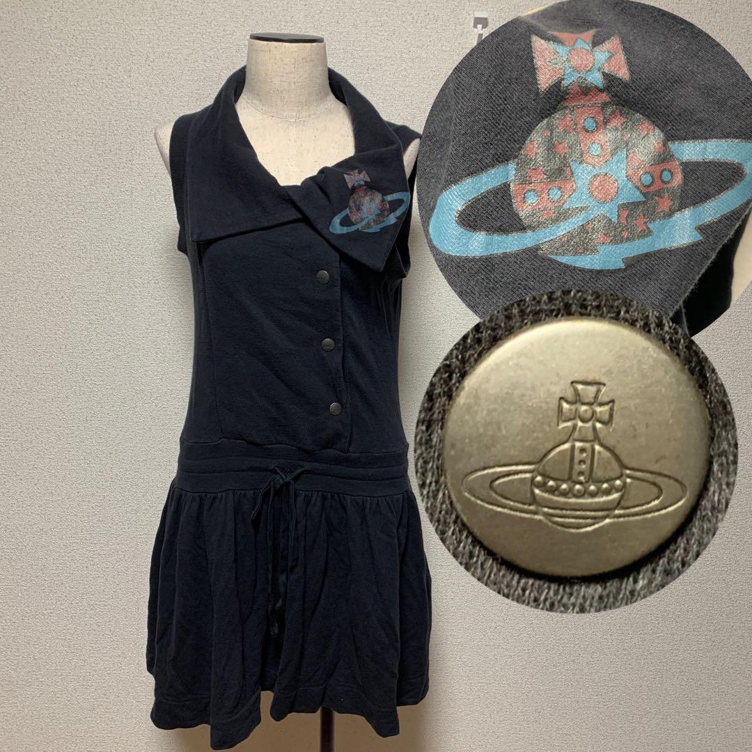 ヴィヴィアンウエストウッドレッドレーベル ビッグオーブ パンク V系 チュニック