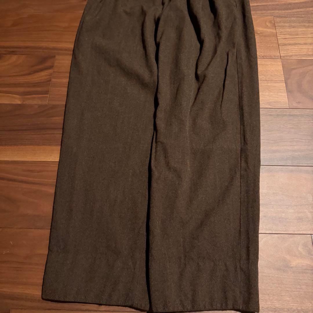 90s Gianni Versace 3タックスラックス　イタリア製　ブラウン