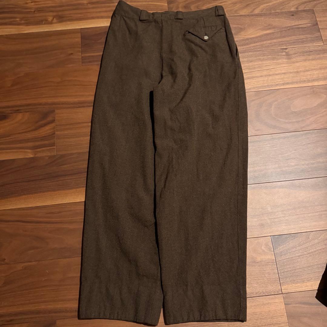 90s Gianni Versace 3タックスラックス　イタリア製　ブラウン