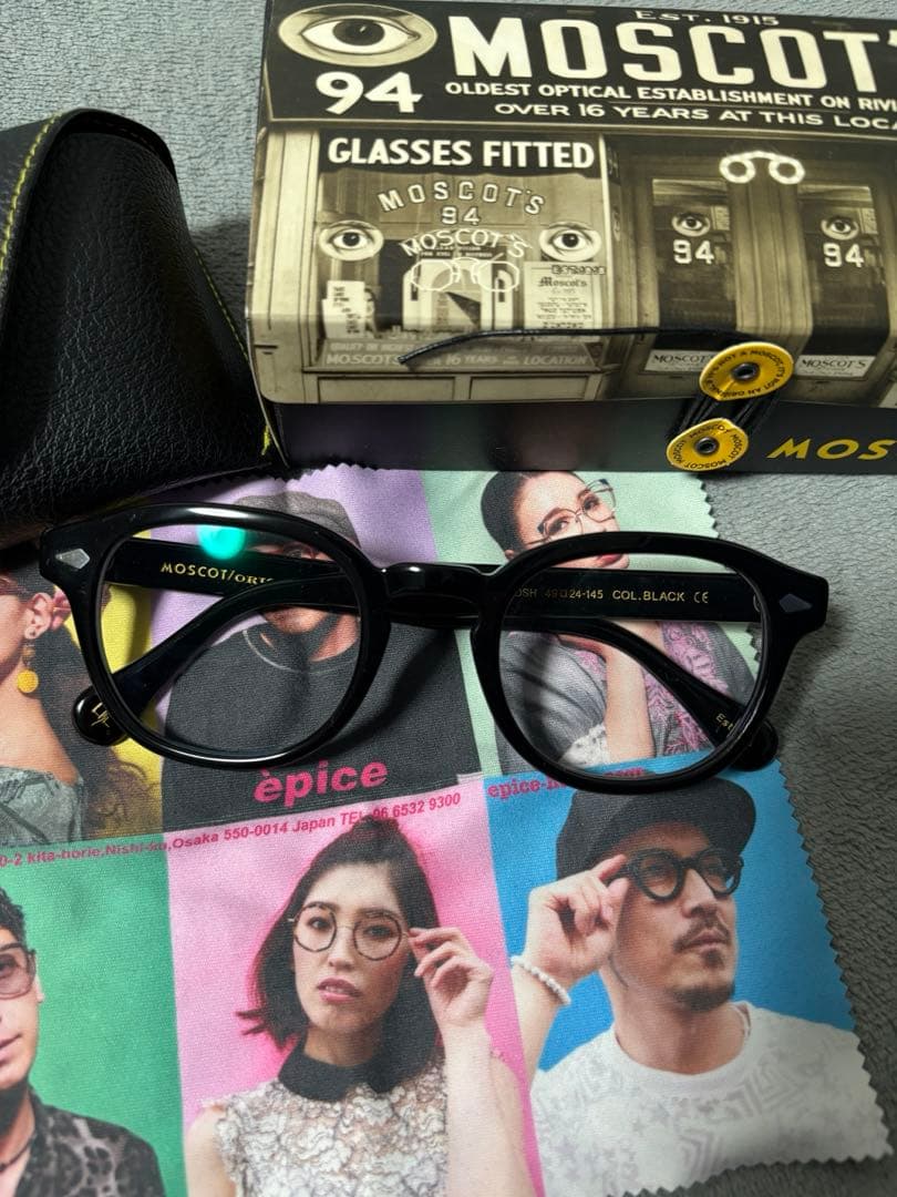 モスコット/レムトッシュ ブラック49サイズ