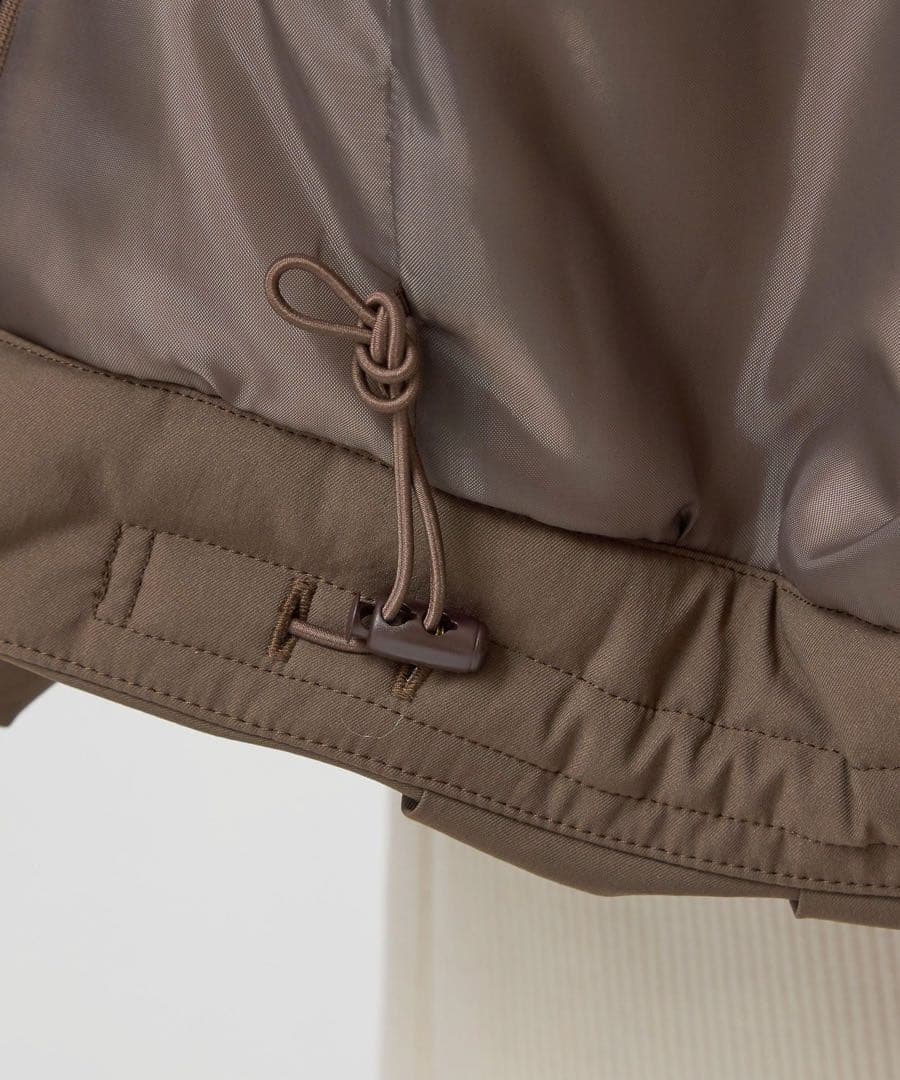 green label relaxing パフィーノーカラーブルゾン　ブラウン