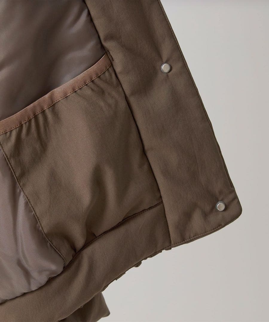 green label relaxing パフィーノーカラーブルゾン　ブラウン