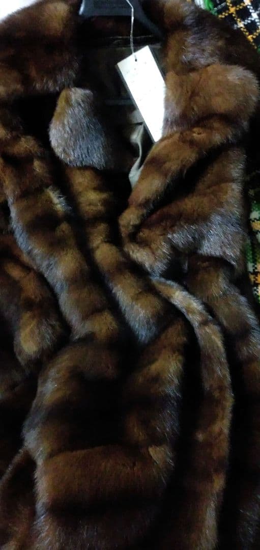 極美品ミンクコートミンクファーコート毛皮ロングコートリアルファー毛皮ミンクコート