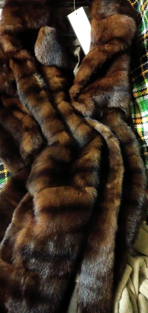 極美品ミンクコートミンクファーコート毛皮ロングコートリアルファー毛皮ミンクコート