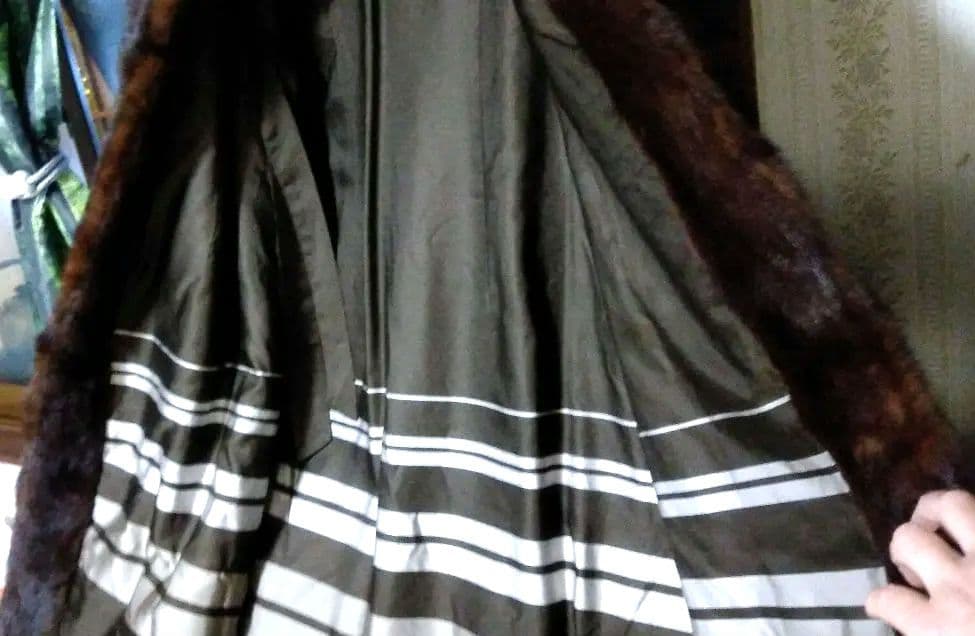 極美品ミンクコートミンクファーコート毛皮ロングコートリアルファー毛皮ミンクコート