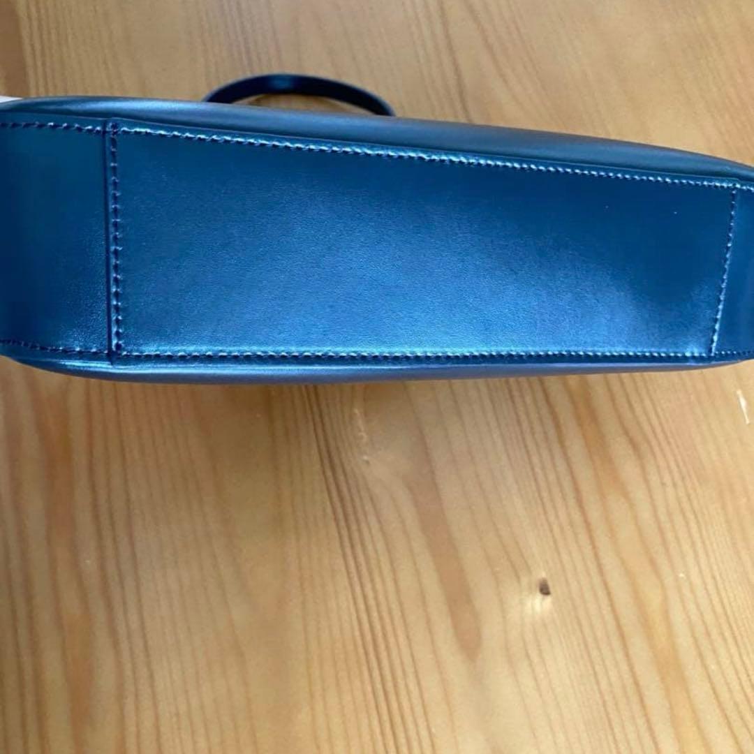 ヤーキ　ヴィリーナ別注　スクエアハンドバッグ　お受験　バック　ネイビー