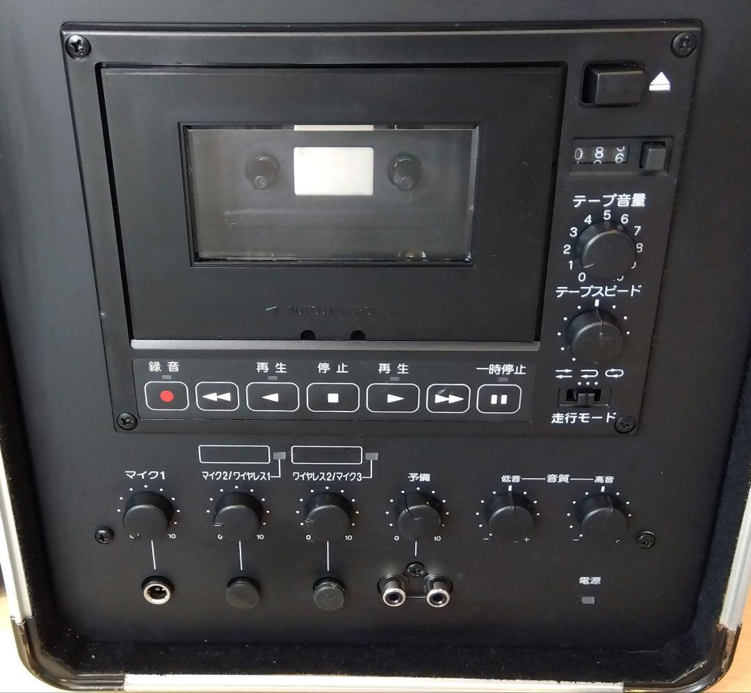 [そう]TOA KZ-25 PAアンプ ポータブルアンプワイヤレスマイク付