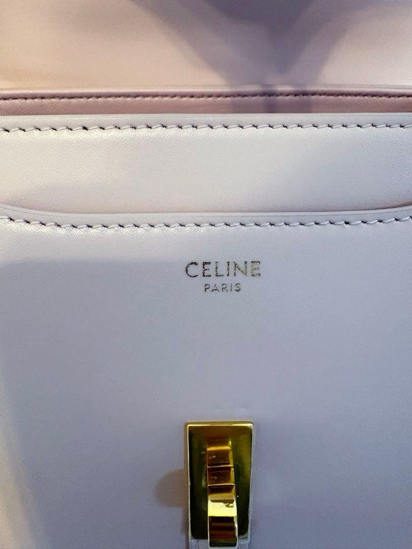 【美品】セリーヌ　セーズ　ミニ16 パステル　ピンク　ショルダー　ハンドバッグ