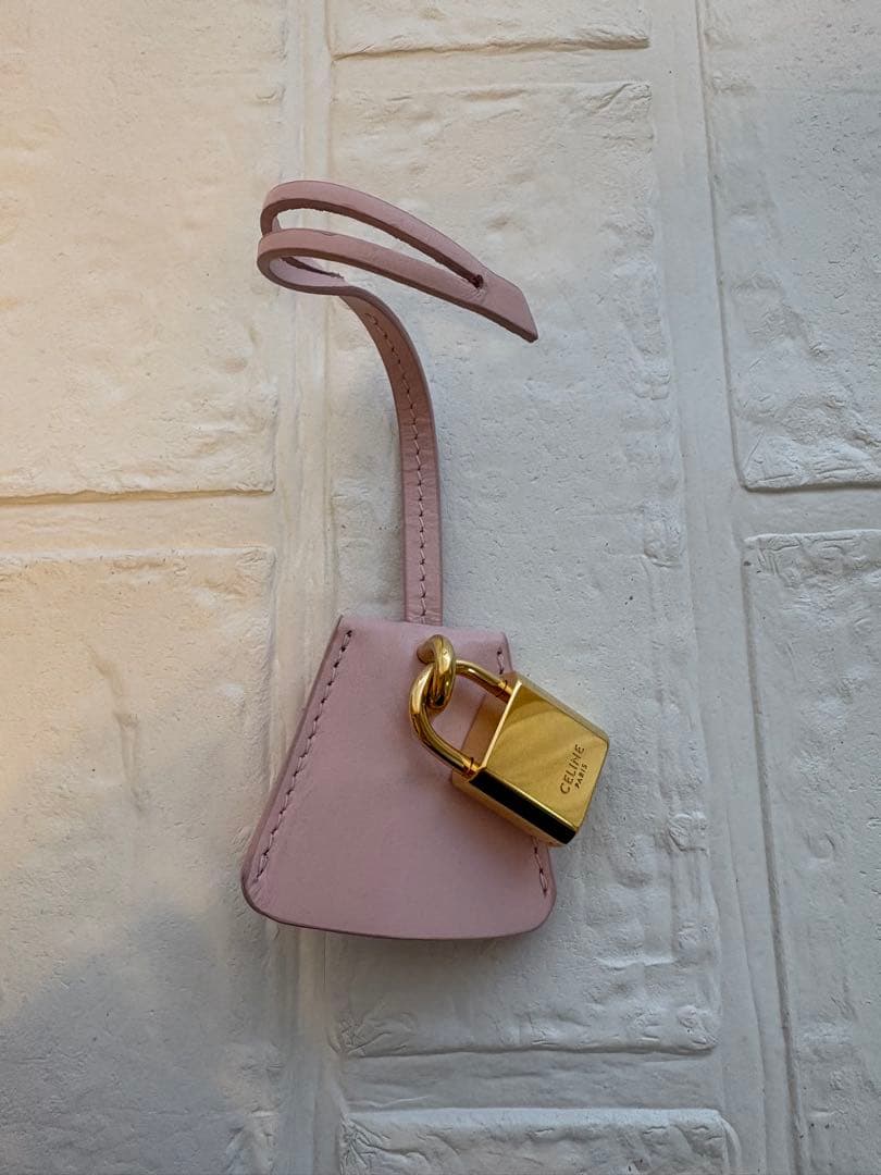 【美品】セリーヌ　セーズ　ミニ16 パステル　ピンク　ショルダー　ハンドバッグ