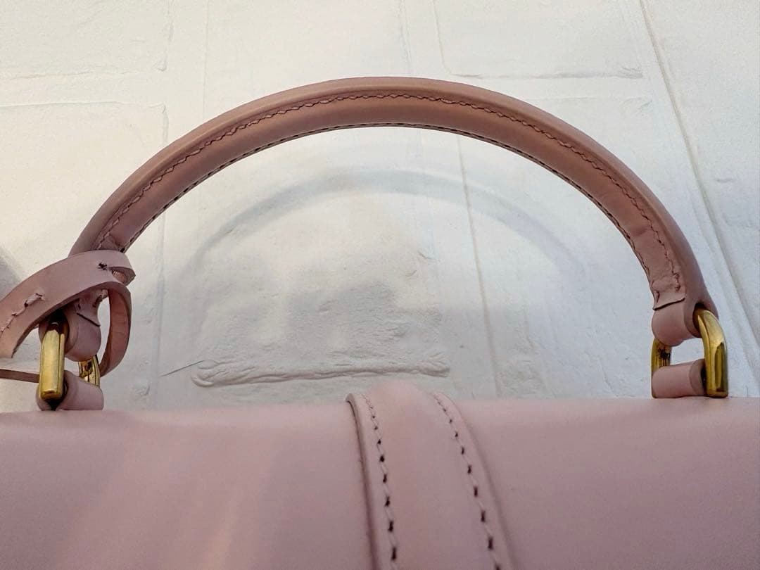 【美品】セリーヌ　セーズ　ミニ16 パステル　ピンク　ショルダー　ハンドバッグ