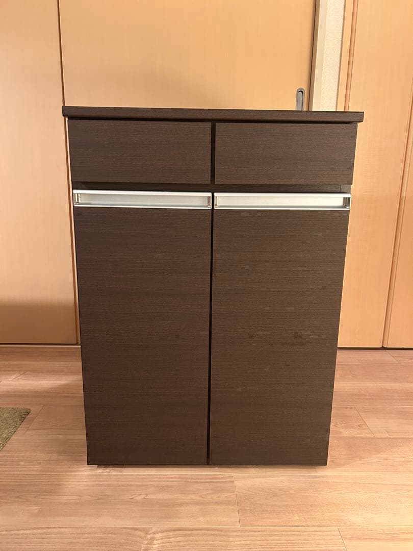 クロシオ　分別ゴミ箱　ダイニングダストボックス　2D ブラウン