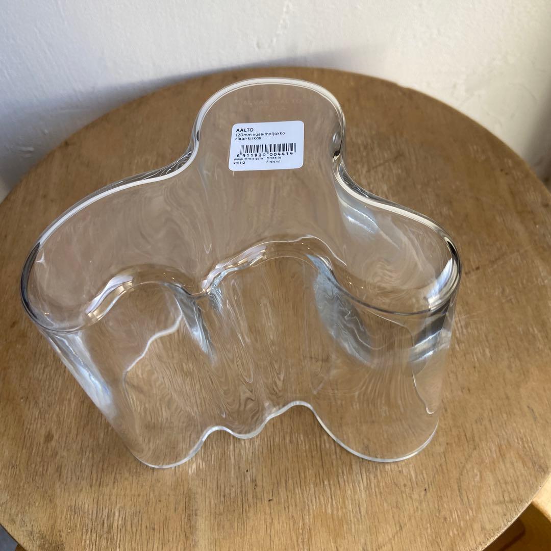アルヴァ・アアルト コレクション ベース 120mm クリア　scope 花瓶