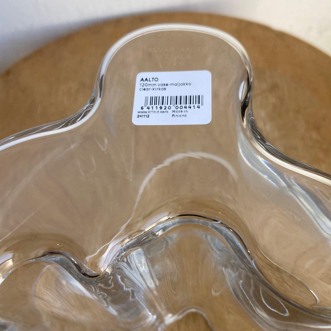 アルヴァ・アアルト コレクション ベース 120mm クリア　scope 花瓶