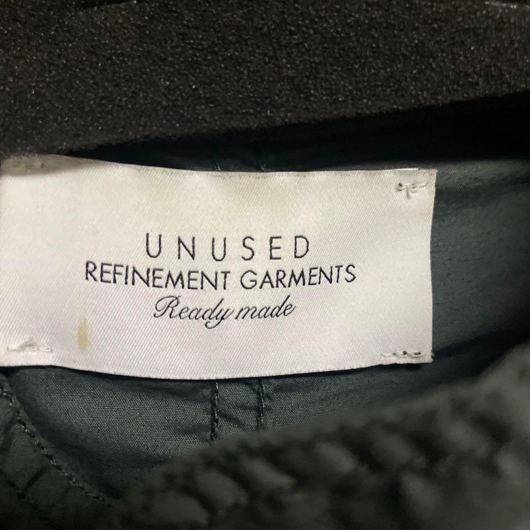 UNUSED ミリタリーコート ダークグリーン