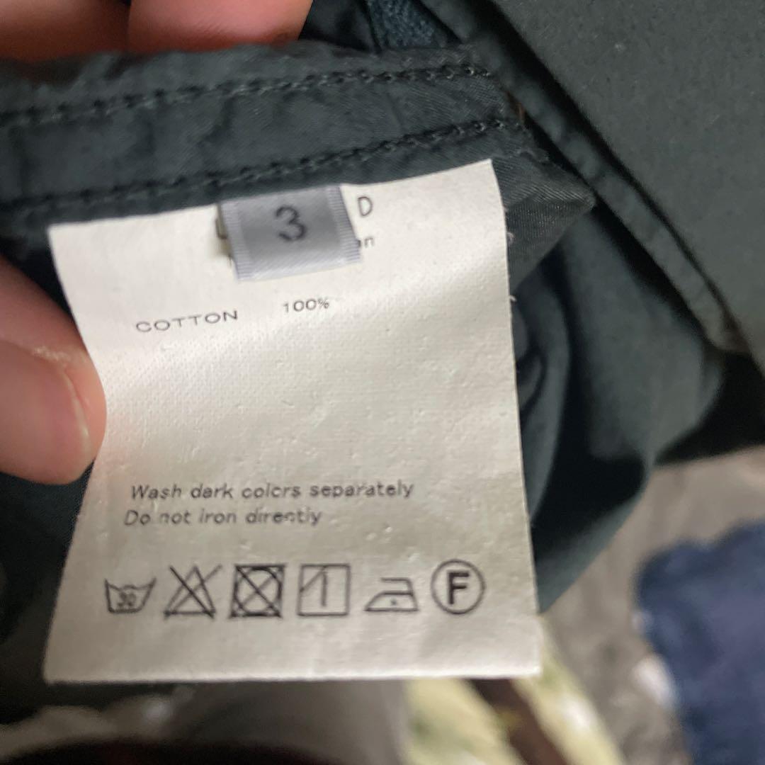 UNUSED ミリタリーコート ダークグリーン