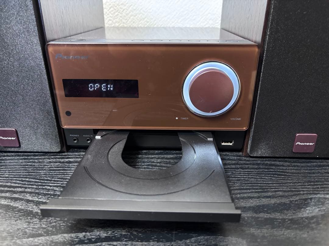 Pioneer X-CM35-T CDコンポ Bluetooth対応 リモコン付