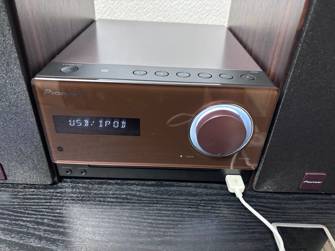 Pioneer X-CM35-T CDコンポ Bluetooth対応 リモコン付