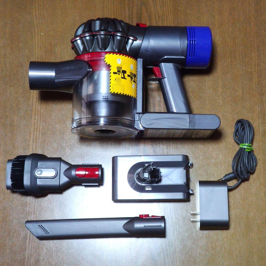 ダイソンV8 SV10 掃除機 完全分解清掃済み動作品 純正バッテリー２つセット