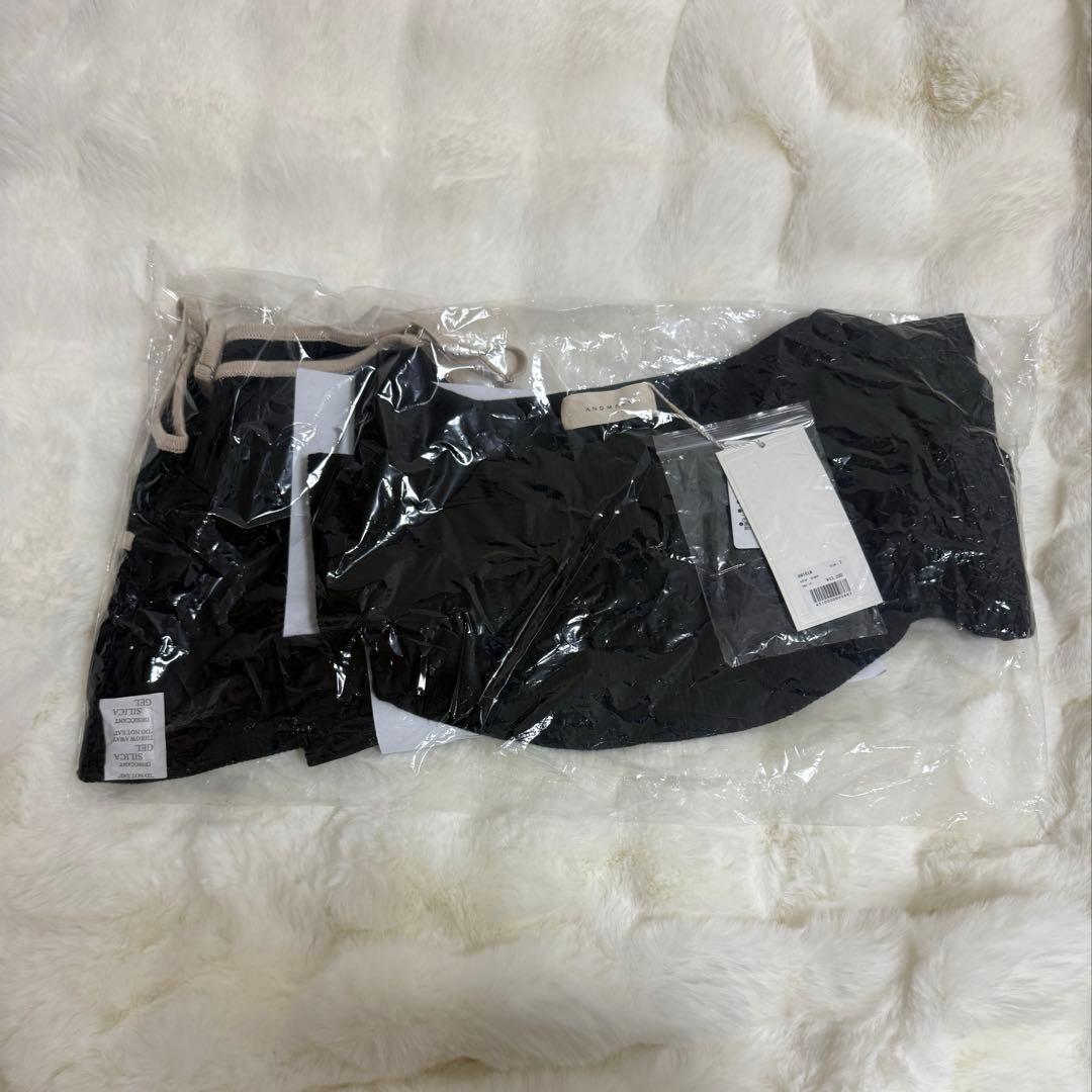 andmary Elf button knit tops blackアンドマリー