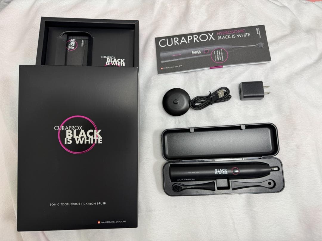 CURAPROX 音波式電動歯ブラシ BLACK IS WHITE